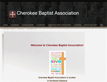 Tablet Screenshot of cherokeebaptistassociation.com